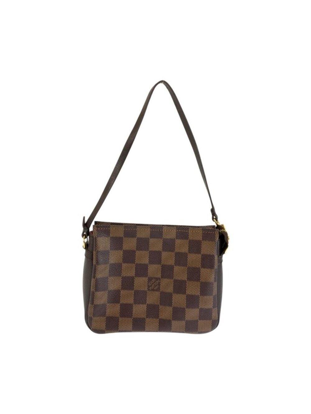 Louis Vuitton Damier Trousse Makeup Brown Handbag Pouch